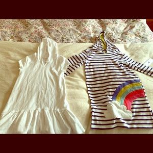 2 girls swim coverups!